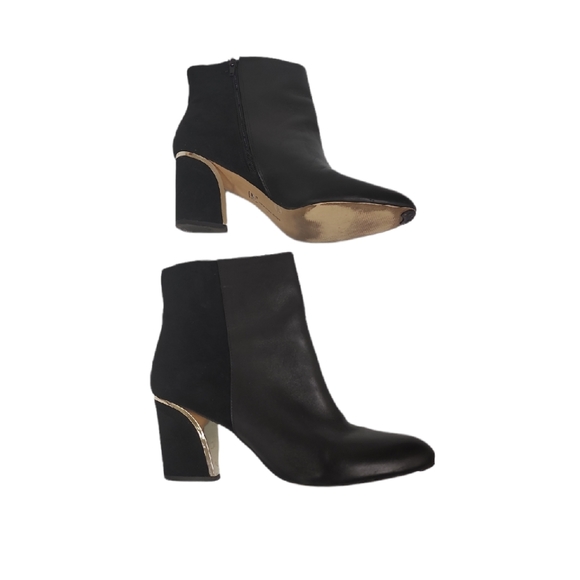 INC International Concepts Harpp Women's Round Toe Leather Ankle Boots Size 11 - Picture 2 of 15